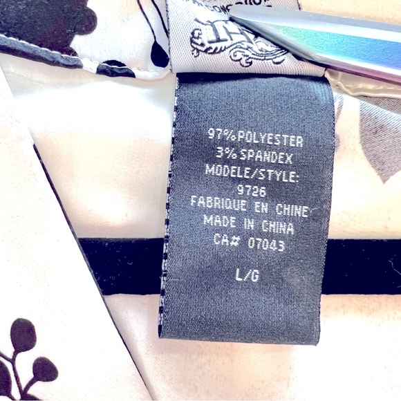 NWOT THX collection floral tunic blouse size Various - Picture 7 of 9